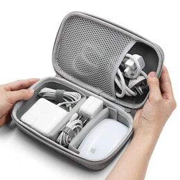 Hard Shell Digital Gadgets Storage Bag for Mac Adapter Mouse Data Cable Earphone HDD Electronics Gadgets Organiser Case CX2204123481603