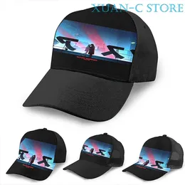 Ball Caps Blade Runner 2049 Rooftop Basketball Cap Men Women Fashion All Over Print Black Unisex Adult Hat