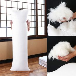 Pillow 50x150CM Decorative Pillows Dakimakura Anime Hugging Body Long Pillow Inner Home Bedroom White Sleep Bedding Accessories