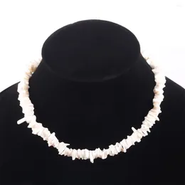 Pendants Sea Style White Colour Chic Retro Creative Natural Shell Piece Necklace Children's Jewellery Bijoux Femme Sets30H