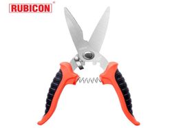 Japan RUBICON Brand RCZ727 Scissors 203mm 8 inch With Toothed Nonslip handle Sharp For Gardening Cutting Wire Kevlar5539934