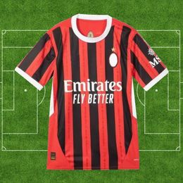 24/25 MILANS IBRAHIMOVIC GIROUD Jerseys 2024 PULISIC THEO TONALI REIJNDERS Shirt ROMAGNOLI RAFA LEAO S.CASTILLEJO REIJNDERS LOFTUS-CHEEK Football uniform