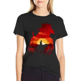 Women's Polos Red Dead Redemption 2 T-shirt Summer Tops Graphics Plus Size T Shirts For Women Loose Fit