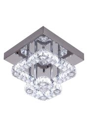 Square K9 Crystal Ceiling Chandeliers Corridor Bedroom Pendant Light Cloakroom Decorative Lamp Indoor Lighting Chandelier Fixture9588827