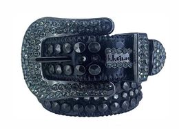 Fashion Designer Belts Women High Quality MensSimon Rhinestone Belt With Bling Rhinestones Width 4.0CM Waistband241M9226659