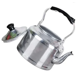 Mugs Water Kettle Aluminium Stovetop Tea Pot With Handle Kitchen For Loose 3L