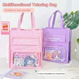 Storage Bags Tuition Bag Shoulder-mounted Student Tote Eco-friendly Decorate Convenient Cartoon Design Children Handbag