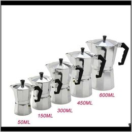 Bar Dining Home Kitchen Other Garden3cup/6cup/9cup/12cup Aluminium Mocha Espresso Percolator Moka Pot Stovetop Coffee Maker Drop Delivery 2