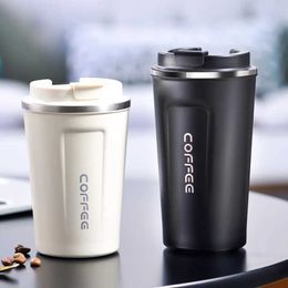 Tumblers Stainless Steel Coffee Cup Thermos Mug Leak-Proof Travel Thermal Vacuum Flask Insulated Water Bottle H240425