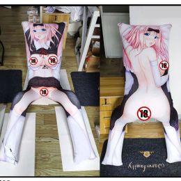 Pillow Inflatable Body Pillow Anime Fujiwara Chika Dakimakura Air with Sex Onahole Pocket Genshin Impact Split Legs Air Pillows