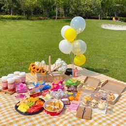 Pillow Picnic Mat Field Ins Wind Cloth Outdoor Camping Waterproof Easy To Clean Spring Outing