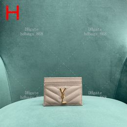 Card Holders Designer Wallets Bags Luxury Purse 1:1 Quality MiniL Ambskin bag 10.5cm With Box WY120A
