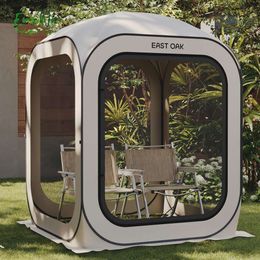 EAST OAK Screen Tent Pop-up Portable Screen Canopy Instant Tent 6 X 6 Feet (approximately 1.2 X 15.2 Cm) with Portable Bag Suitable for Terraces Backyards Decks 603