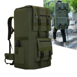 110L Men Hiking Bag Camping Backpack Large Army Outdoor Climbing Trekking Travel Rucksack Tactical Bags Luggage Bag 240412