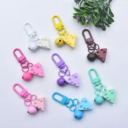 Keychains Cheese Keychain Girls Sweet Cute Creative Pendant Bag Chain Keyring Phone Key Jewelry Gifts