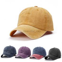 Designer Ball Caps Hat Duck Hat Female Truck Driver Washed and Made Made Baseball Hat Male Cowboy Smooth Board Curved Eaves Hat Hats