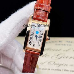 Dials Working Automatic Watches carter NEW Watch Tank Small Womens Rose Gold Quartz Belt W2607456