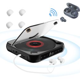 Player Portable CD Player With 5 Playback Modes Touchscreen Headphone AntiSkip Shockproof Small Music CD Walkman For Student Men Women