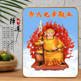 Sculptures Five Xian Huaguang emperor statue painting, Phnom Penh photo frame decorative painting, hanging painting