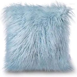 Pillow 50cm Real Mongolian Fur Tibetan Sheepskin Cover