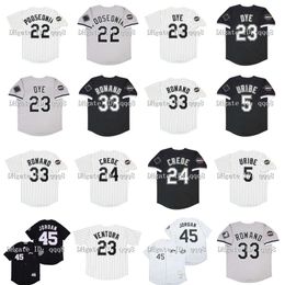 Kob Vintage 2005 Chicago Baseball Jersey 23 Jermaine Dye 45 Michael 33 Aaron Rowand 5 Juan Uribe 33 Aaron Rowand 24 Joe Crede 23 Robin Ventura