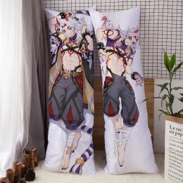Pillow Genshin Impact Dakimakura Pillow Cover, Anime Game Pillow, Kaeya Xiao Tartaglia Arataki Itto Cosplay, Hug Body 150x50 Pillowcase