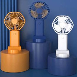 Other Appliances Portable Handheld Fan New Stand Silent USB Charging Fan 3-speed ABS Mini Electric Fan Outdoor J240423