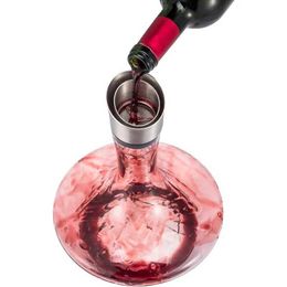 BUUY Bar Tools YouYah Iceberg Wine Parser Set with air Philtre drying stand and cleaning beads red wine carat wine air dispenser wine gift 100% 240426