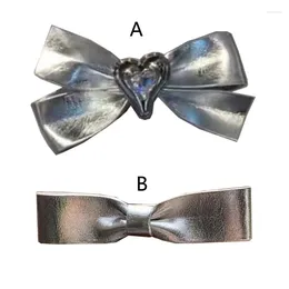 Hair Clips Leathers Hairpin Duckbill Clip Girl Barrettes Children Side Decorate Bangs Accessories XXFB