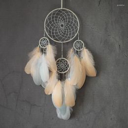 Decorative Figurines Dream Catcher Pendant Creative Homeware Shop Hanging Decoration Holiday Gifts Present Crafts Wind Chimes Wholesale