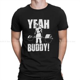 Men's T-Shirts YEAH BUDDY Ronnie Coleman TShirt For Male Bodybuilding Pumping GYM Muscle Training Crossfit Clothing Style T Shirt Homme T240425