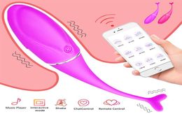 App Controlled Toys Vibrators Gspot Massage Vibrator Female Clitoris Stimulator Vibrating Egg Sex Toys for Women Vaginal Balls3042389542