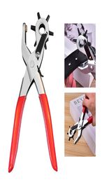 Leather Belt Hole Punch Plier Eyelet Puncher Revolve Sewing Machine Bag Setter Tool Watchband Strap Household leathercraft265i4038514