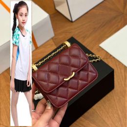 Kids Bags Women Designer Lipstick Bag Two Mini Golden Balls 8 Colours 10x12cm Quilted Leather Gold Hardware Matelasse Chain Cosmetic Case Purse Shoulder Cross Body Ha