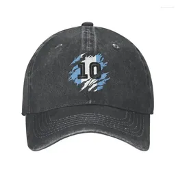 Ball Caps Custom Cotton Maradona 10 Baseball Cap For Men Women Breathable Argentina Soccer Dad Hat Streetwear