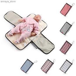 Mats New 3-in-1 waterproof replacement pad diaper travel multifunctional portable baby diaper cover pad cleaning hand folding diaper bagL2404