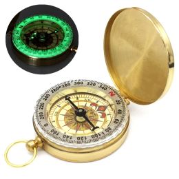 Compass High Quality Compass Camping Compas on Foot Travel for Tourism Pocket Brass Gold Compass Navigation Outdoor Activities Portable