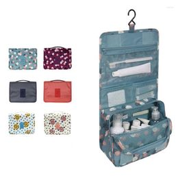 Storage Bags Travel Hanging Cosmetic Bag Women Folding Makeup High Quality Toiletries Organiser Waterproof Bathroom Wash Pouch