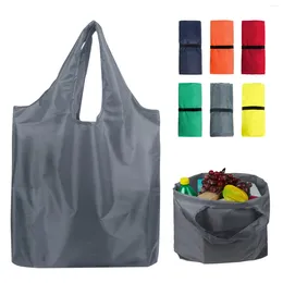 Storage Bags Portable And Folding Shopping Grocery Heavy Duty Reusable Foldable Groceries Tote Women's Stock Organizer