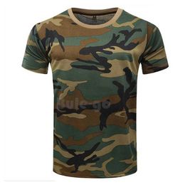 T-shirt tattici da uomo da uomo esterno combattimento tattico sport traspirato camuffato camuffato campeggio campeggio 240426