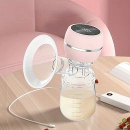 Enhancer Electric Breast Pump Intelligent Integrated High Suction Breast Pump Breast Milk Postpartum Massage Painless and Silent Breast