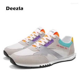 Fitness Shoes Fashion Style Men Running Spring Summer 2024 Mesh Comfortable Casual Sneakers Outdoor Flat Man Lace Up