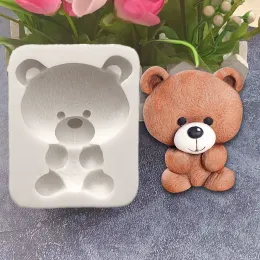 Moulds Silicone Mold 3D Bear Cake Kitchen Accessories Baking Decorating Tools For DIY Pastry Chocolate Candy Dessert Fondant Moulds