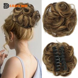 Chignon Chignon Chignon Synthetic Claw Chignon Hair Wedding Updo Hair Bun Curly Messy Scrunchy Fake Hair Chignon Natural Hairpiece Buns