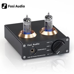 Amplifier Fosi Audio Phono Preamp for Turntable Phonograph Preamplifier Mini Stereo Audio HiFi Vacuum Tube Amplifier Box X2 For DIY