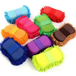 Chenille Wash Car Sponge Car-Care Microfiber auto Cleaning Cloths Microfibre Sponge Cloth Auto Washer Colorful Clean Wiping cloths T9I002626