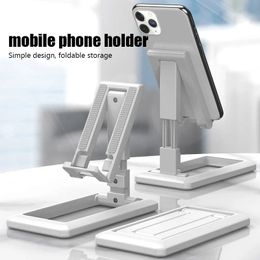 2024 Portable Tablet Mobile Phone Desktop Holder for iPad iPhone Samsung Desk Phone Stand Adjustable Desk Bracket Smartphone Standadjustable phone holder