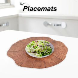 Table Mats 2 Pcs Placemat Dining Bowl Mat Coasters Waterproof Pad PP Decor Tableware Decorative For Home Kitchen