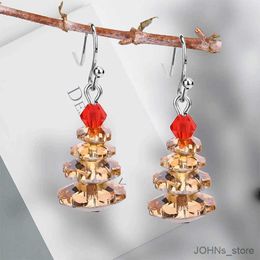 Dangle Chandelier 8Styles Christmas Tree Shape Dangle Earring Jewellery Pendant Decor Exaggerated Personality Daily Anniversary Party Dating Gift