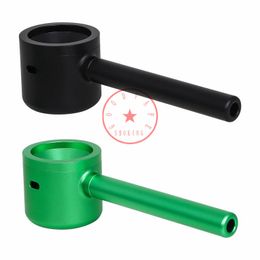 New Style Colorful Aluminium Alloy Detachable Handle Pipes Dry Herb Tobacco Filter Handpipes Smoking Portable Innovative Cigarette Holder Tube DHL